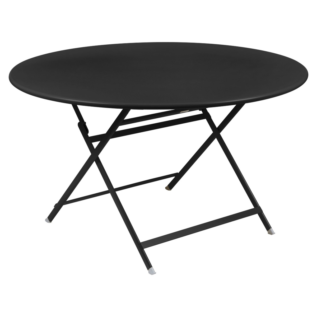 Fermob Caractère Table Caractère ronde Noir charbon L 128 x l 128 x H74.5cm Diam : 128