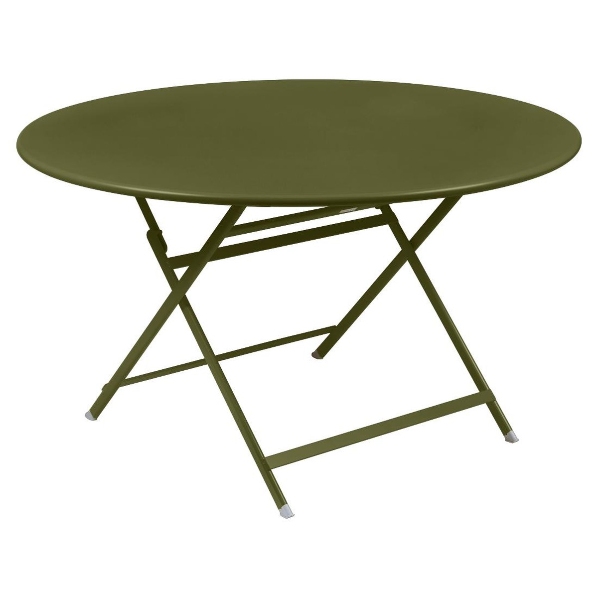 Fermob Caractère Table Caractère ronde Vert mousse L 128 x l 128 x H74.5cm Diam : 128