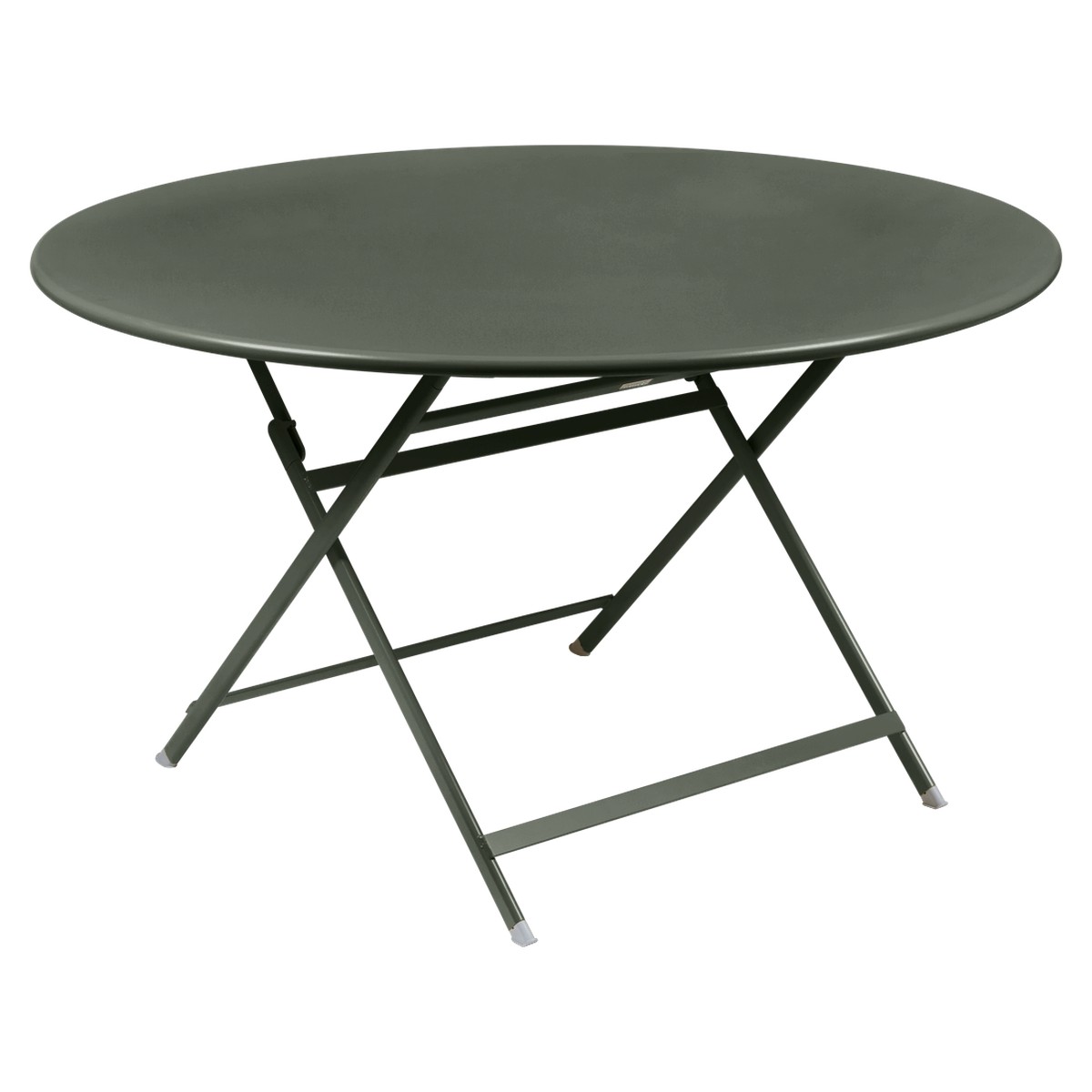 Fermob Caractère Table Caractère ronde Vert de gris L 128 x l 128 x H74.5cm Diam : 128