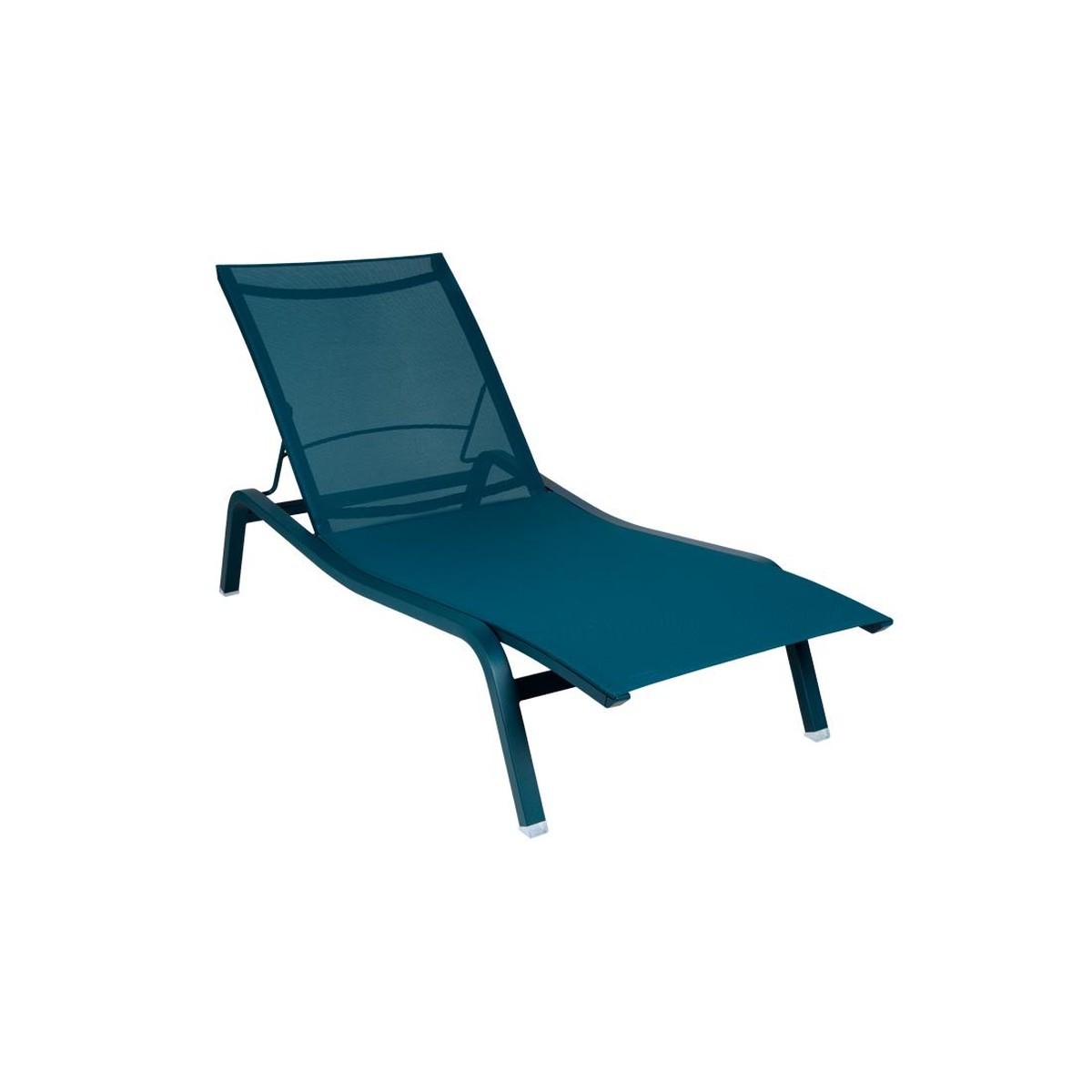 Fermob Alizé Bain de soleil Alize XS (3 Positions) Bleu azur foncé L 190 x l 72cm