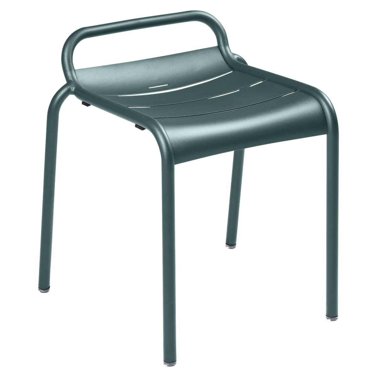 Fermob Luxembourg Tabouret bas Luxembourg Gris fumée L 51.2 x l 49.3 x H57.7cm