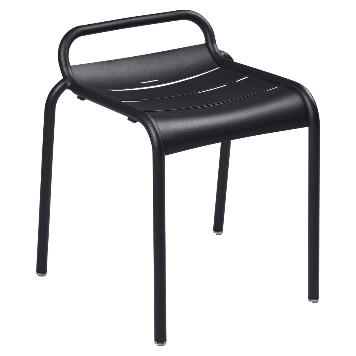 Fermob Luxembourg Tabouret bas Luxembourg Noir de carbone L 51.2 x l 49.3 x H57.7cm