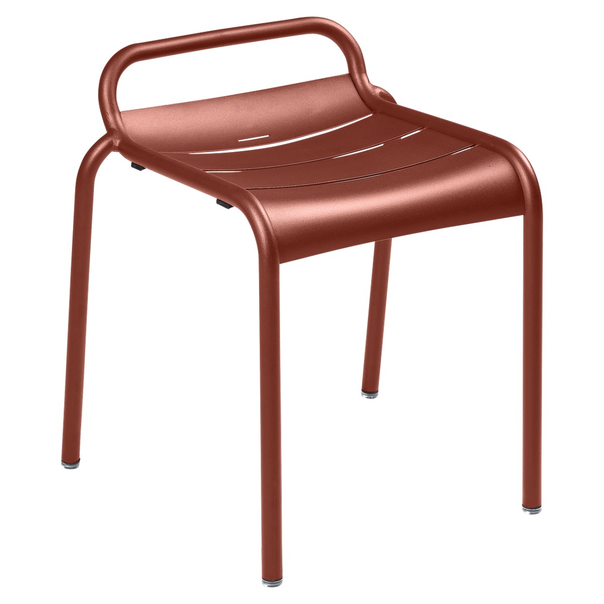 Fermob Luxembourg Tabouret bas Luxembourg Rouge ocre L 51.2 x l 49.3 x H57.7cm