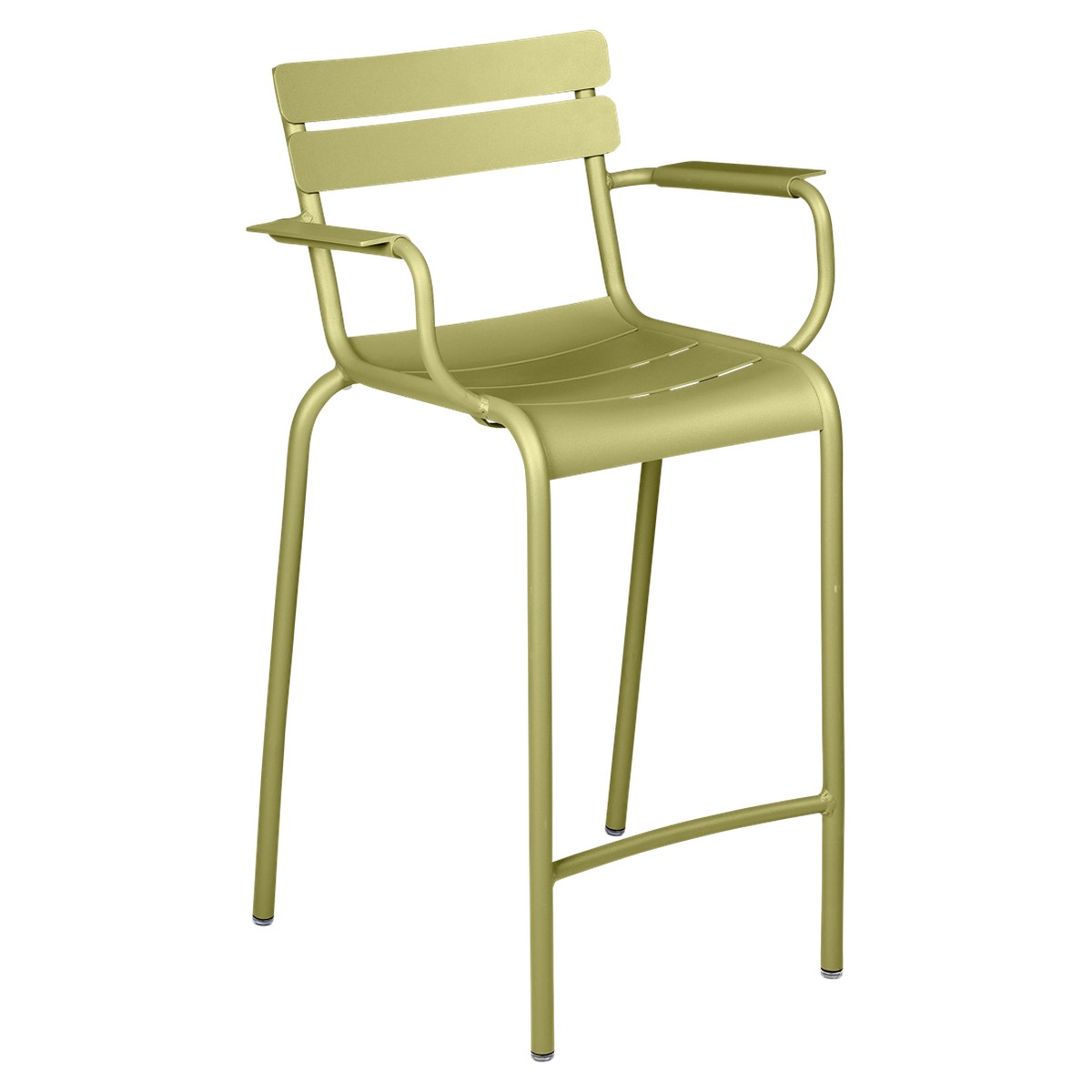 Fermob Luxembourg Fauteuil Haut empilable Luxembourg Vert tilleul l 62.4 x H101cm