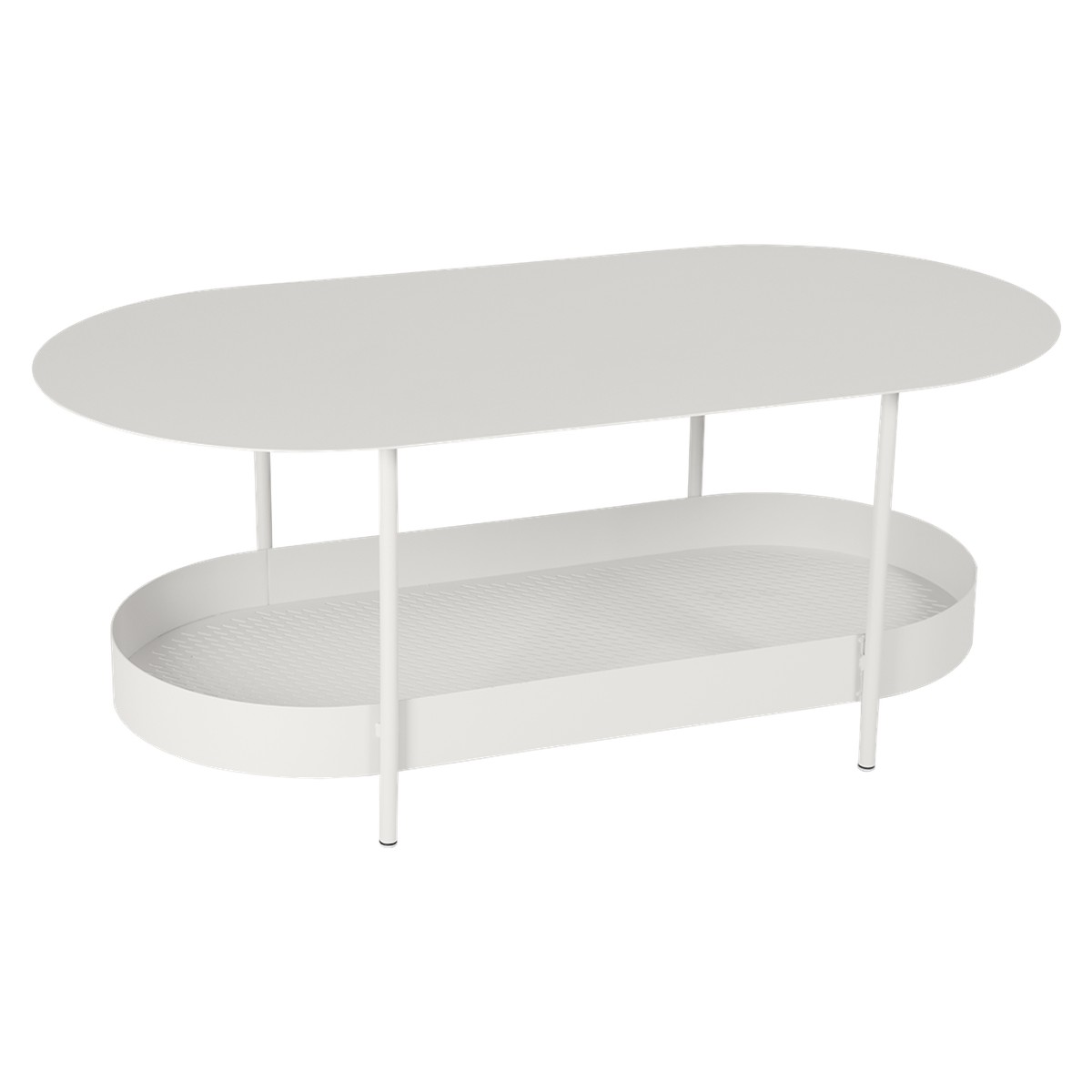 Fermob Salsa Table salsa basse Gris perle L 119 x l 58 x H46cm