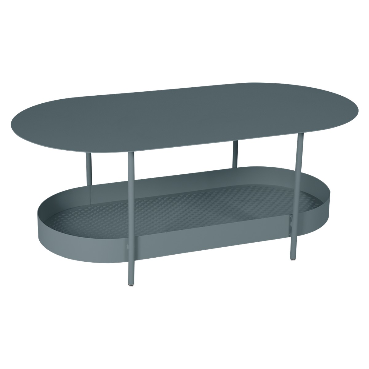 Fermob Salsa Table salsa basse Gris fumée L 119 x l 58 x H46cm