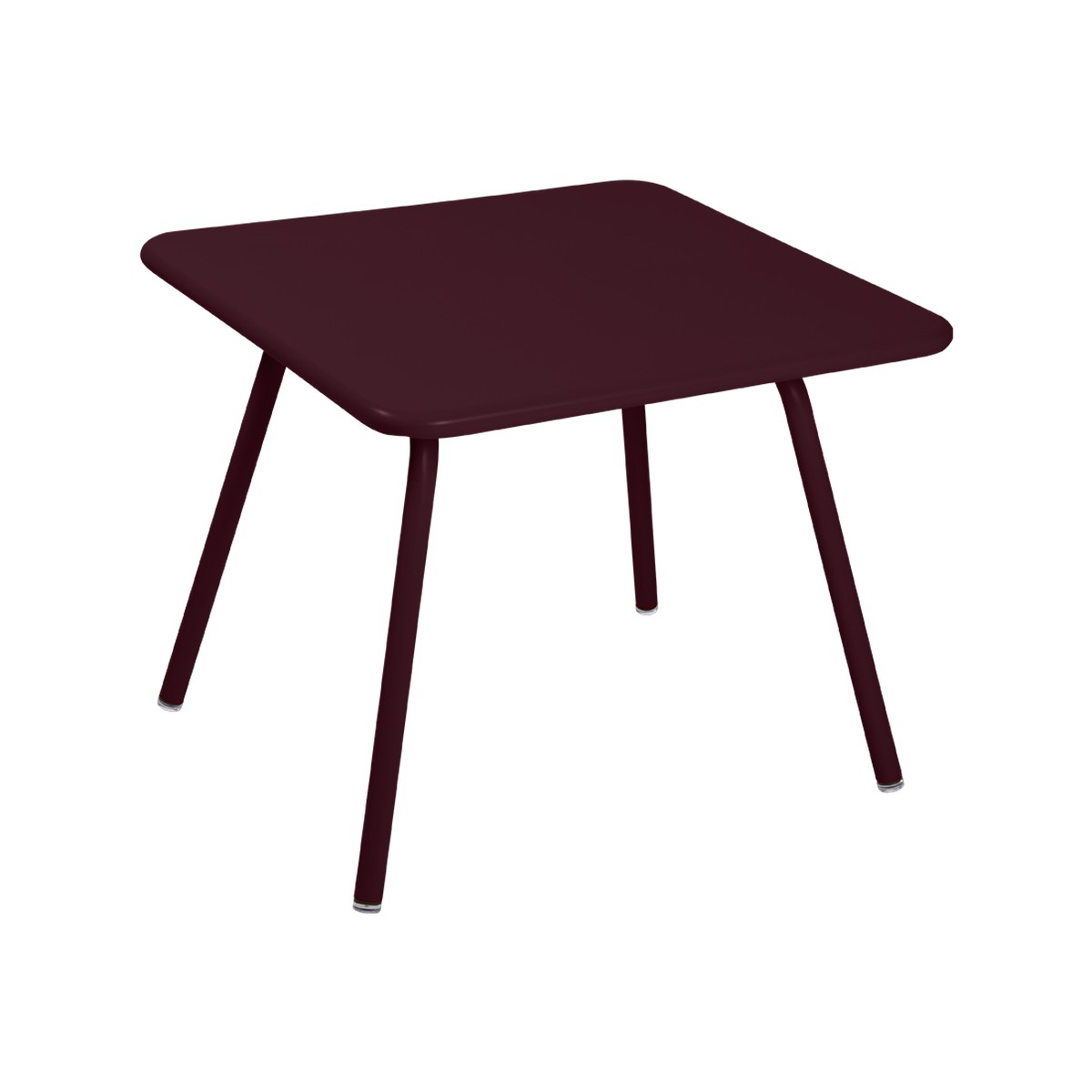 Fermob Luxembourg Kid Table Kid Luxembourg Rouge lie de vin L 57.5 x l 57.5 x H47cm