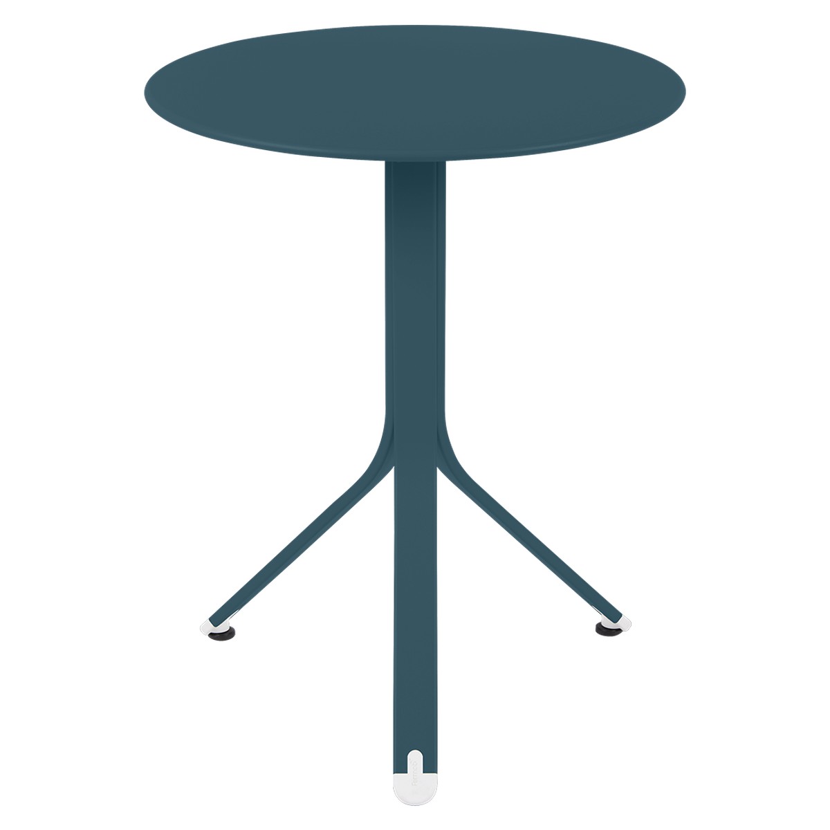 Fermob Resto Table rest'o Bleu azur foncé H74cm Diam : 60