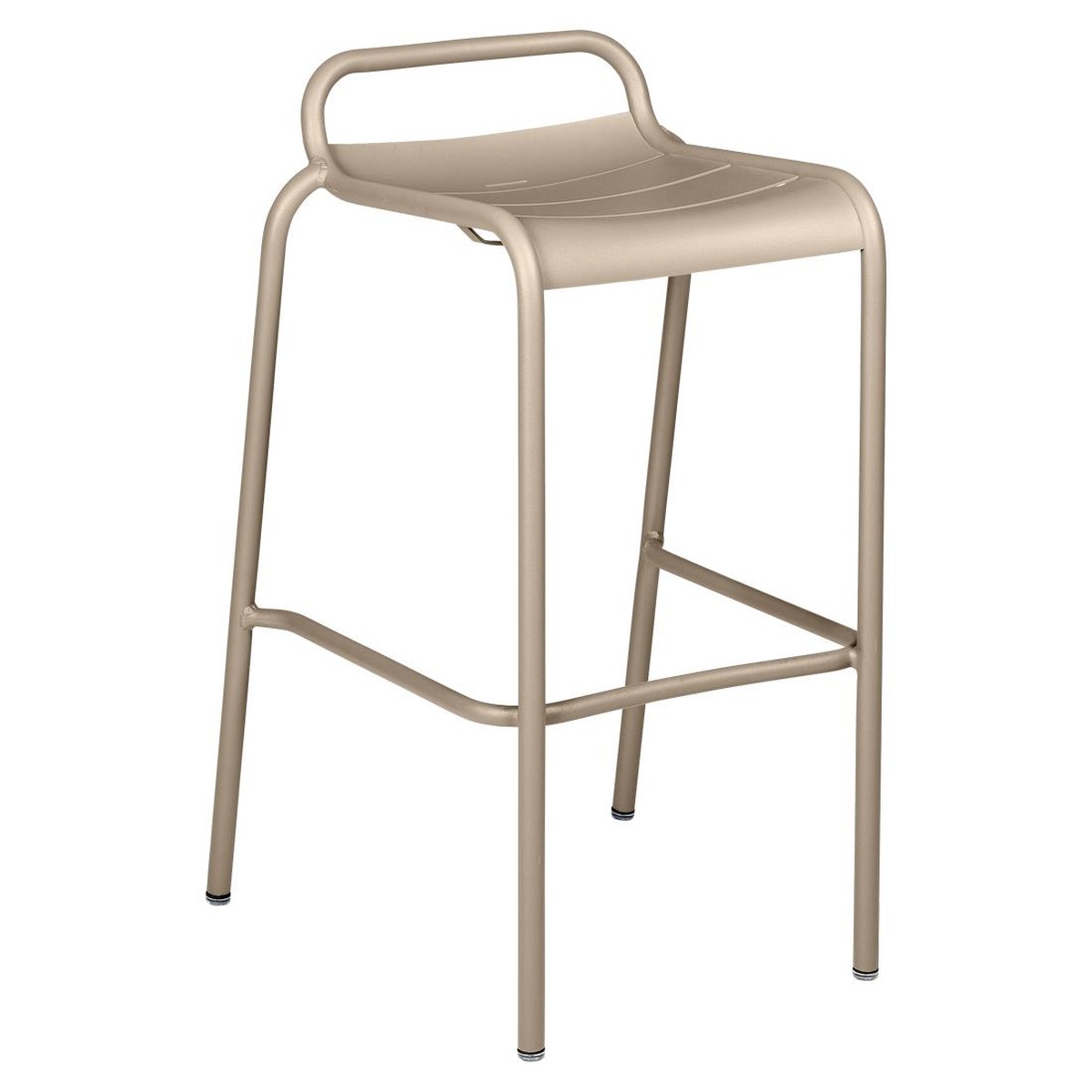 Fermob Luxembourg Tabouret Bar empilable Luxembourg Beige L 54 x l 51 x H88cm