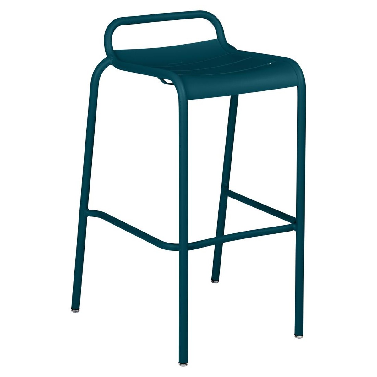 Fermob Luxembourg Tabouret Bar empilable Luxembourg Bleu azur foncé L 54 x l 51 x H88cm