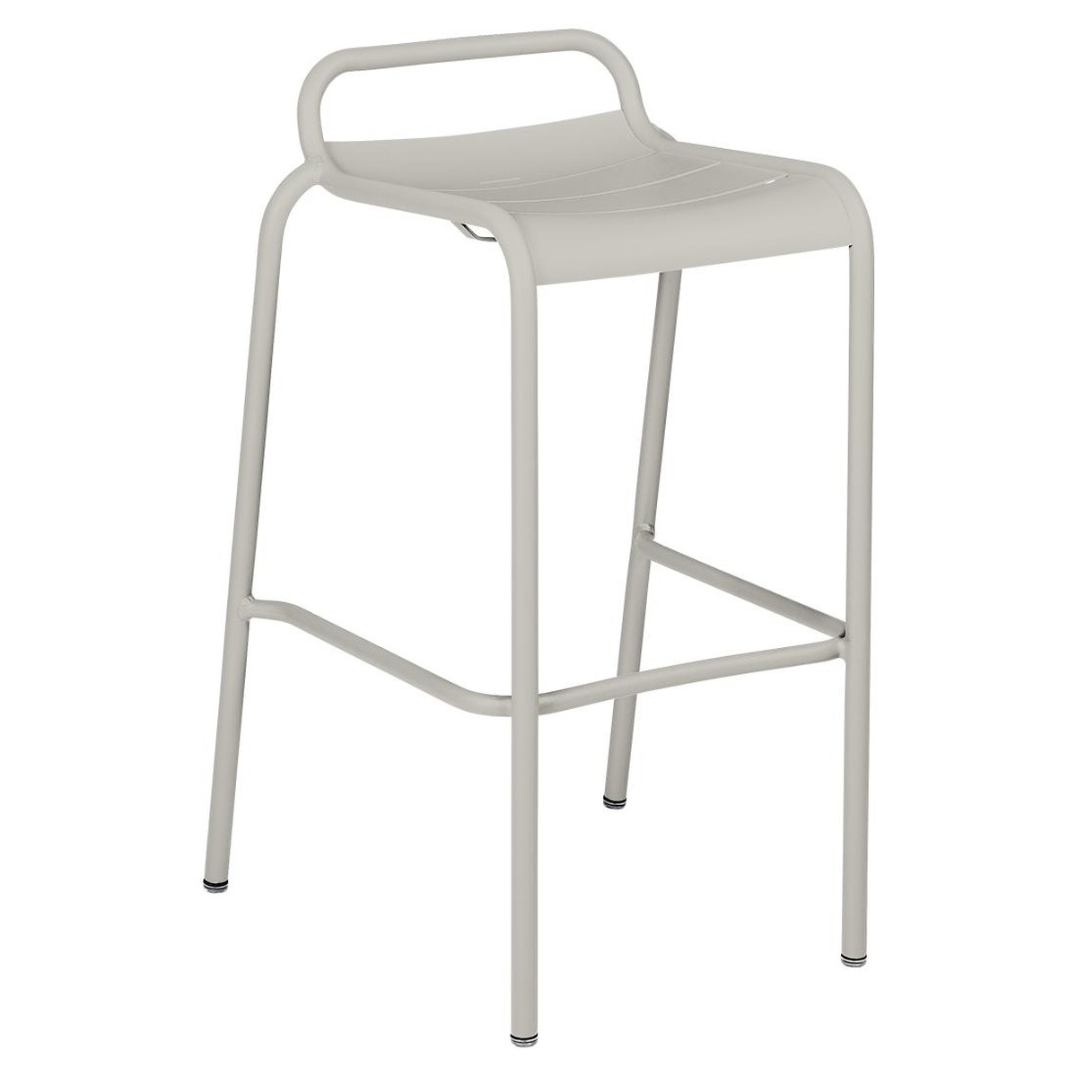 Fermob Luxembourg Tabouret Bar empilable Luxembourg Gris perle L 54 x l 51 x H88cm