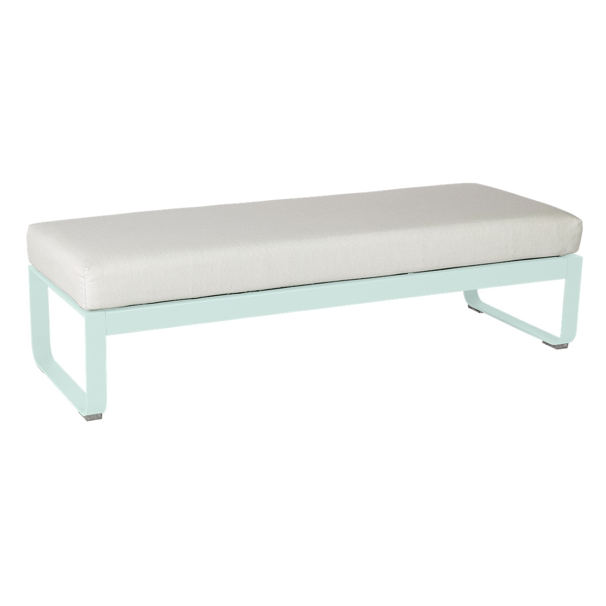 Fermob Bellevie Banquette Bellevie 2 places Bleu cyan clair L148xP53xH41cm