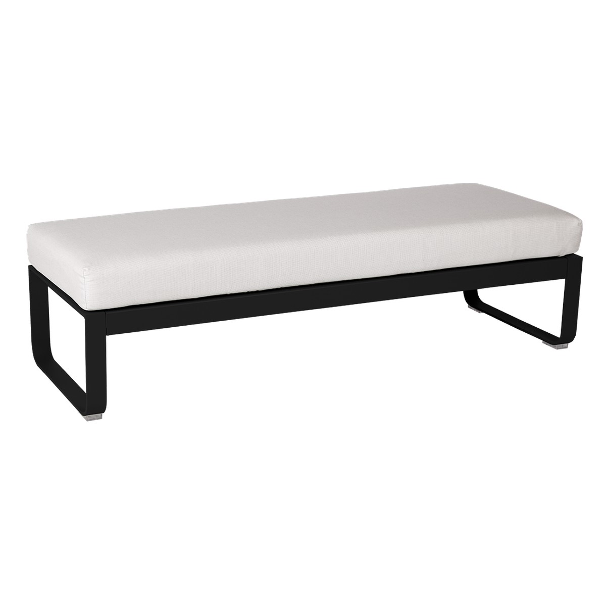 Fermob Bellevie Banquette Bellevie 2 places Noir charbon L148xP53xH41cm