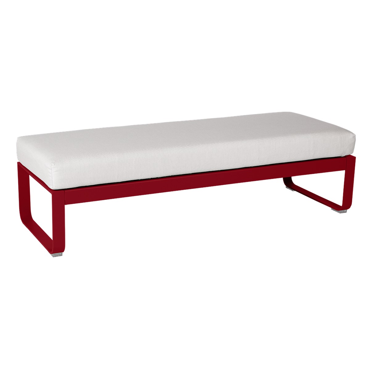 Fermob Bellevie Banquette Bellevie 2 places Rouge groseille L148xP53xH41cm