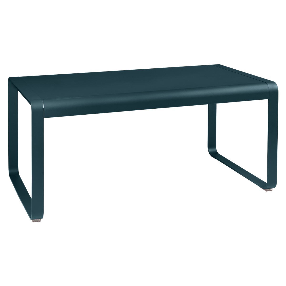 Fermob Bellevie Table Bellevie Mi-Haute Bleu azur foncé L 140 x l 80 x H64cm