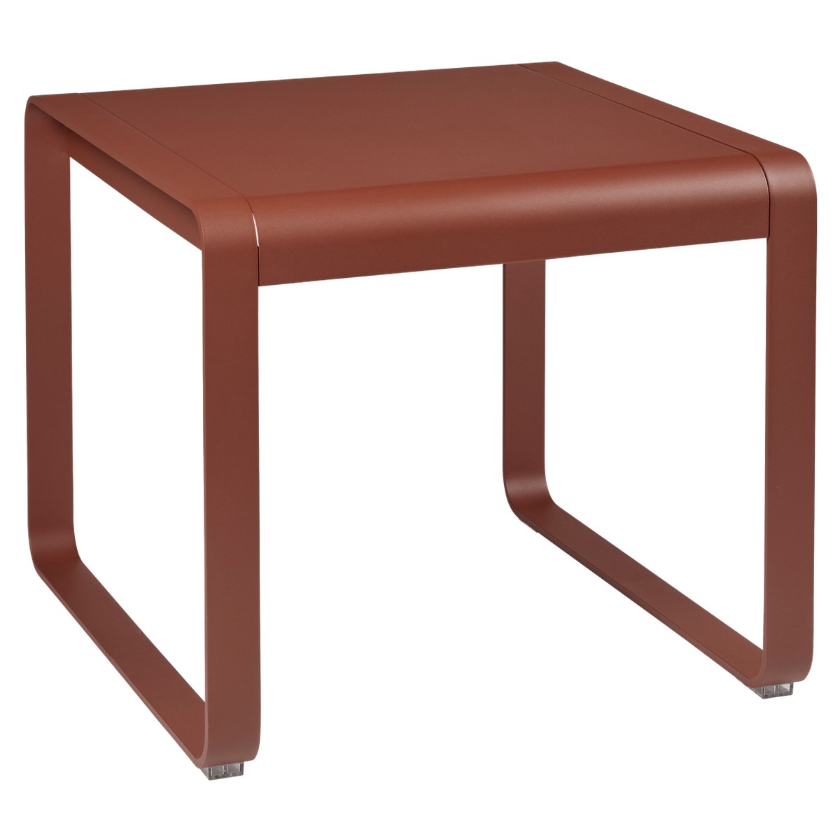 Fermob Bellevie Table Bellevie Mi-Haute Rouge ocre L 74 x l 80 x H64cm