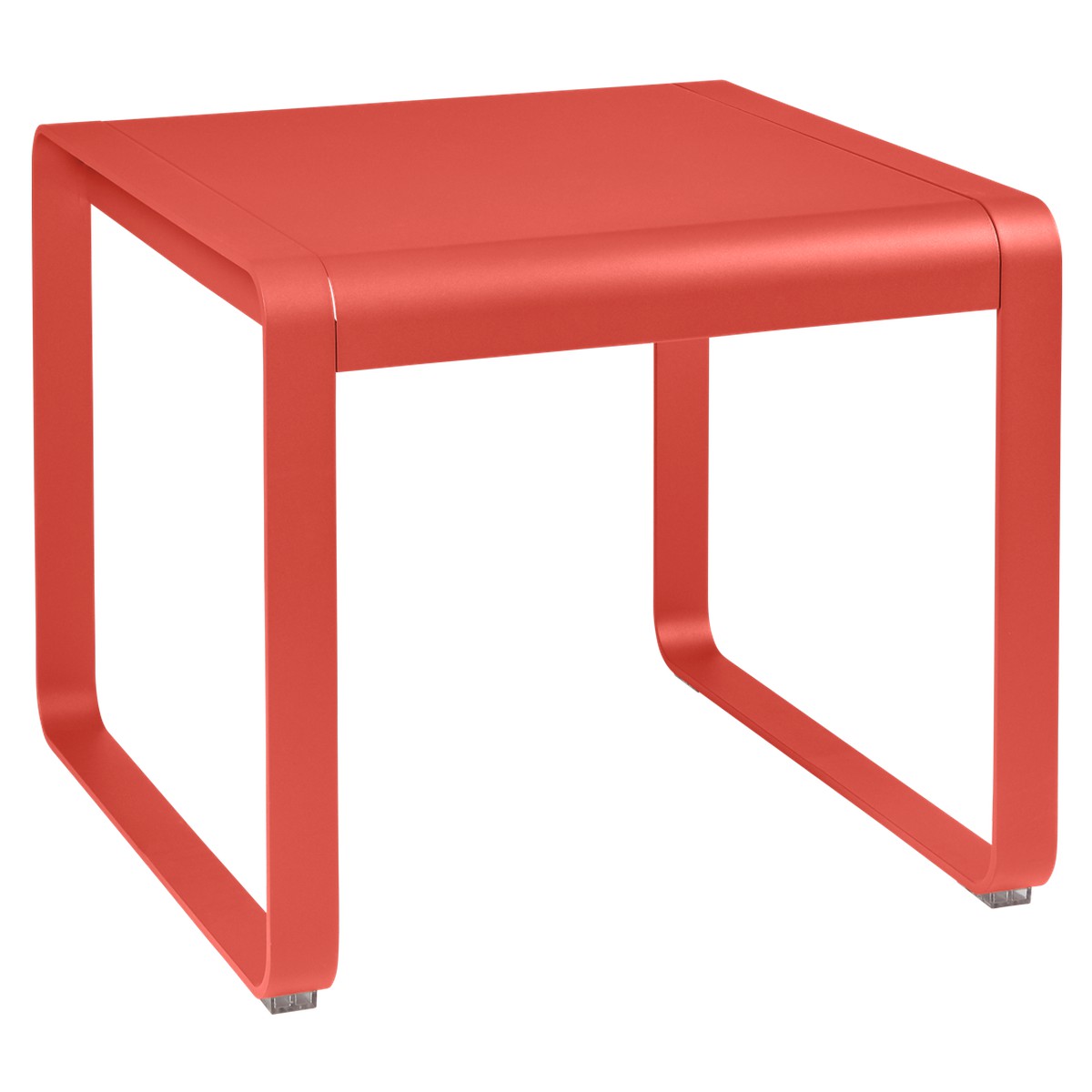 Fermob Bellevie Table Bellevie Mi-Haute Rouge saumon L 74 x l 80 x H64cm