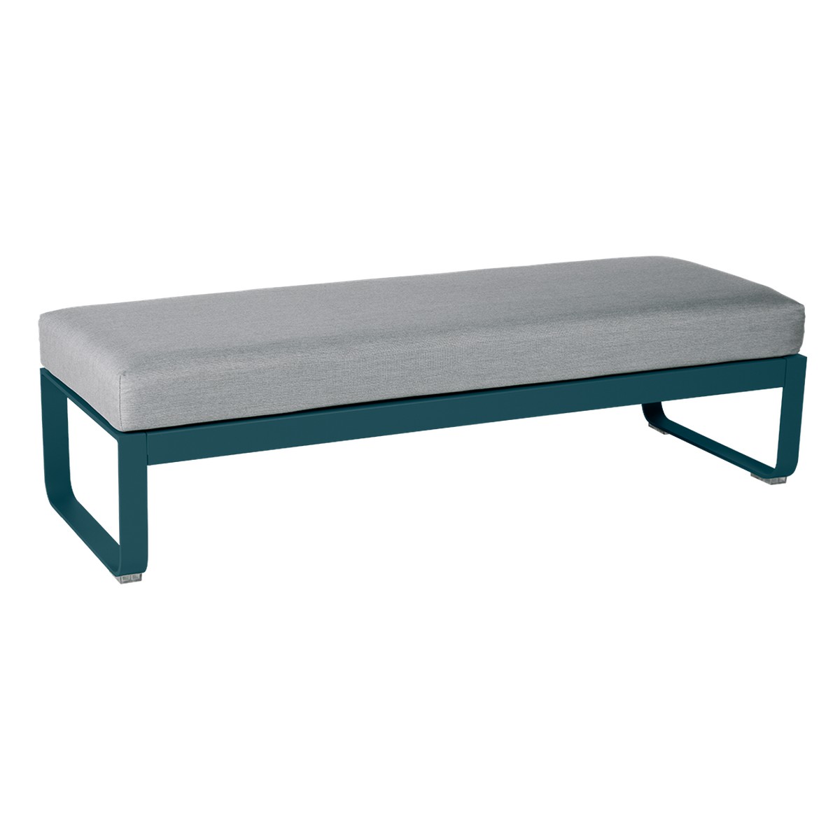 Fermob Bellevie Banquette Bellevie 2 places Bleu azur foncé L148xP53xH41cm