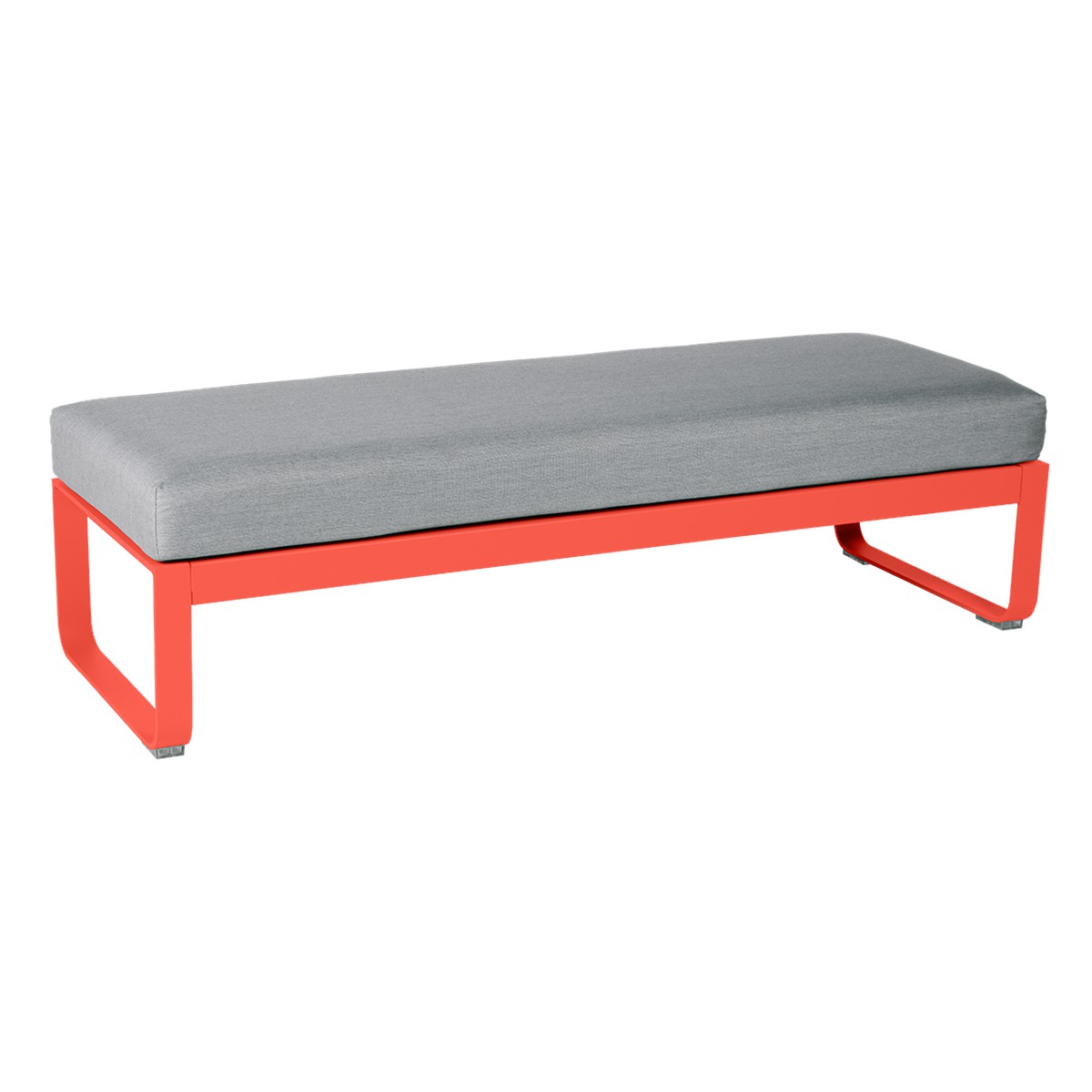 Fermob Bellevie Banquette Bellevie 2 places Rouge saumon L148xP53xH41cm