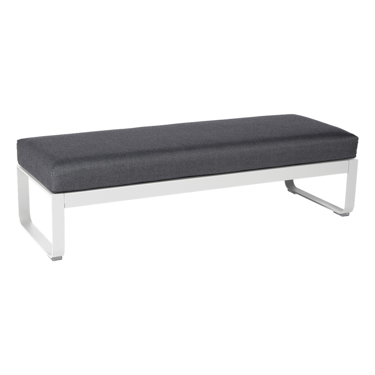 Fermob Bellevie Banquette Bellevie 2 places Blanc L148xP53xH41cm