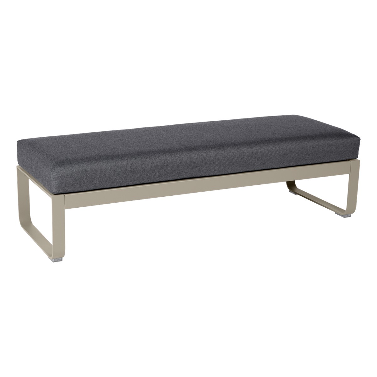 Fermob Bellevie Banquette Bellevie 2 places Beige L148xP53xH41cm