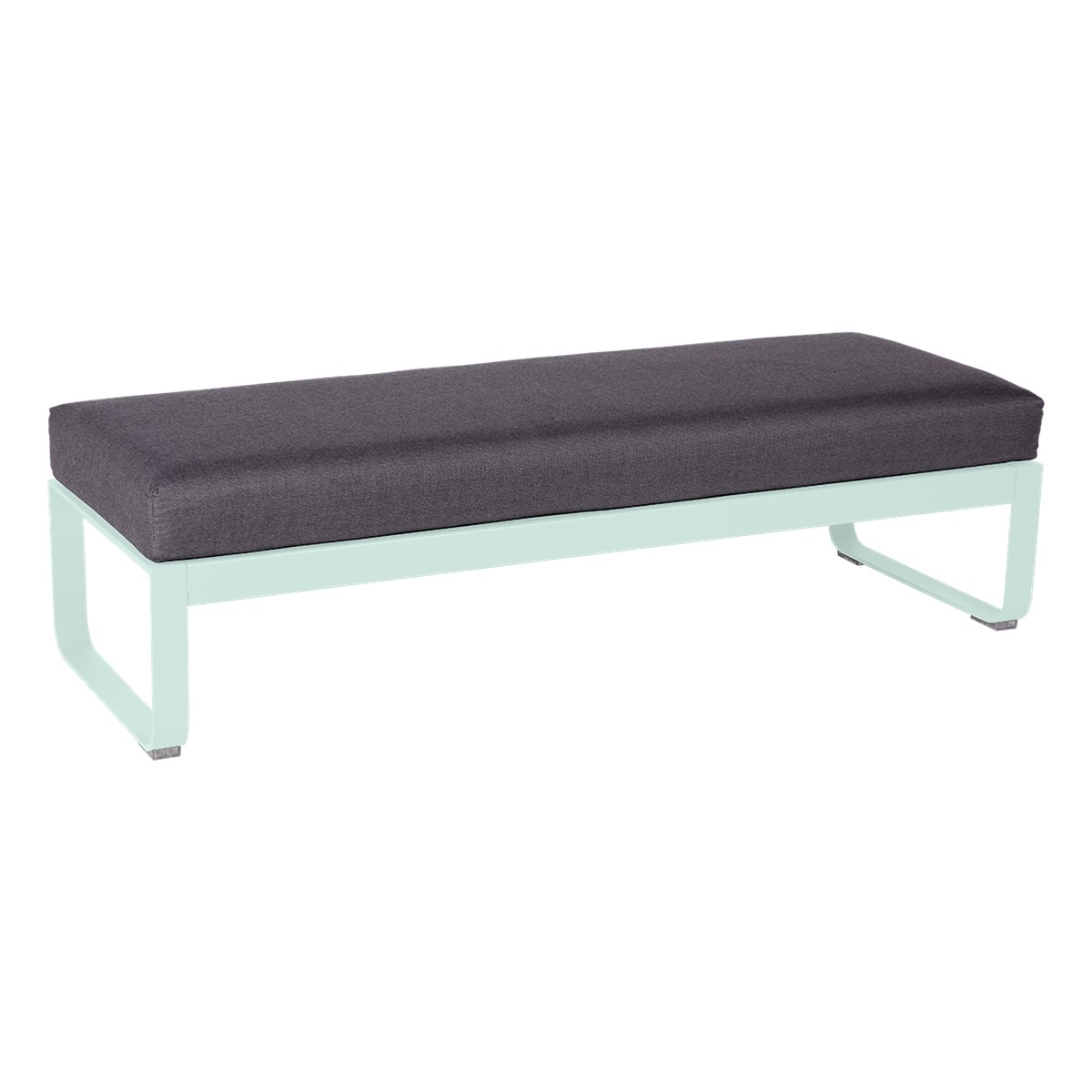 Fermob Bellevie Banquette Bellevie 2 places Bleu cyan clair L148xP53xH41cm