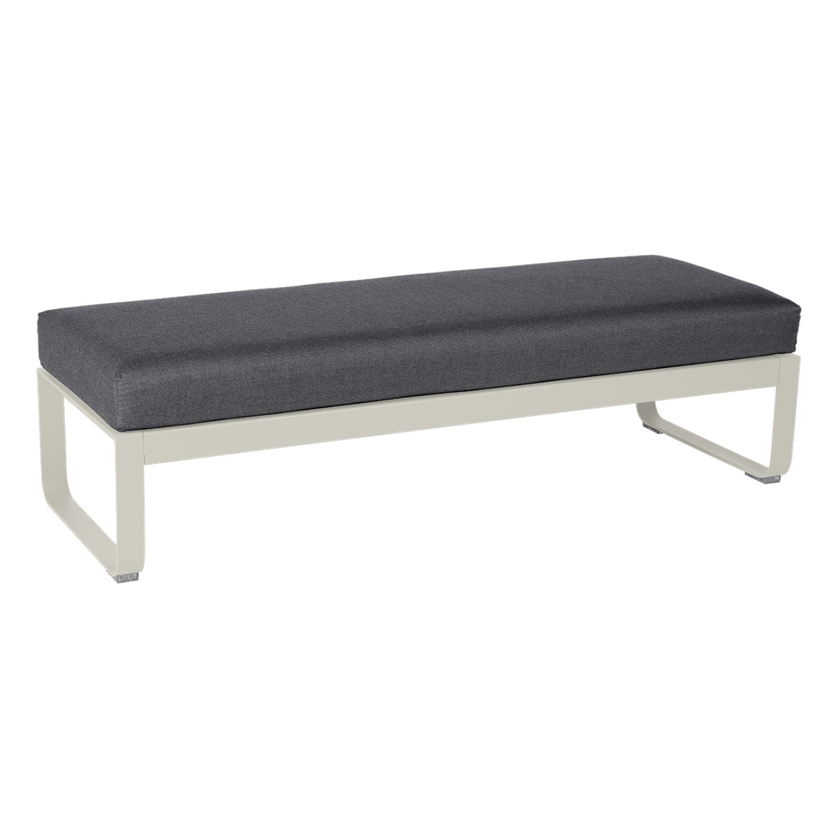 Fermob Bellevie Banquette Bellevie 2 places Gris perle L148xP53xH41cm