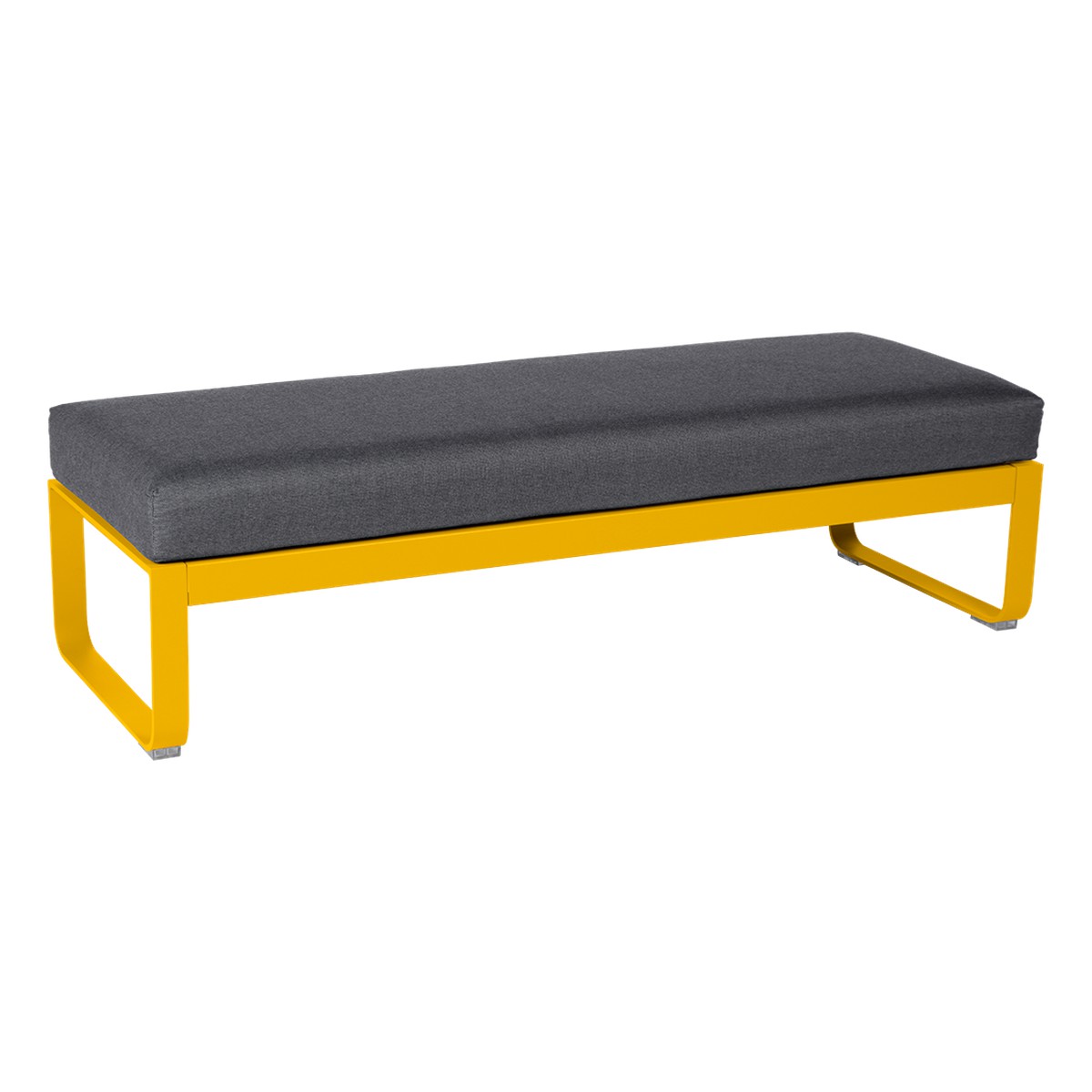 Fermob Bellevie Banquette Bellevie 2 places Jaune miel L148xP53xH41cm