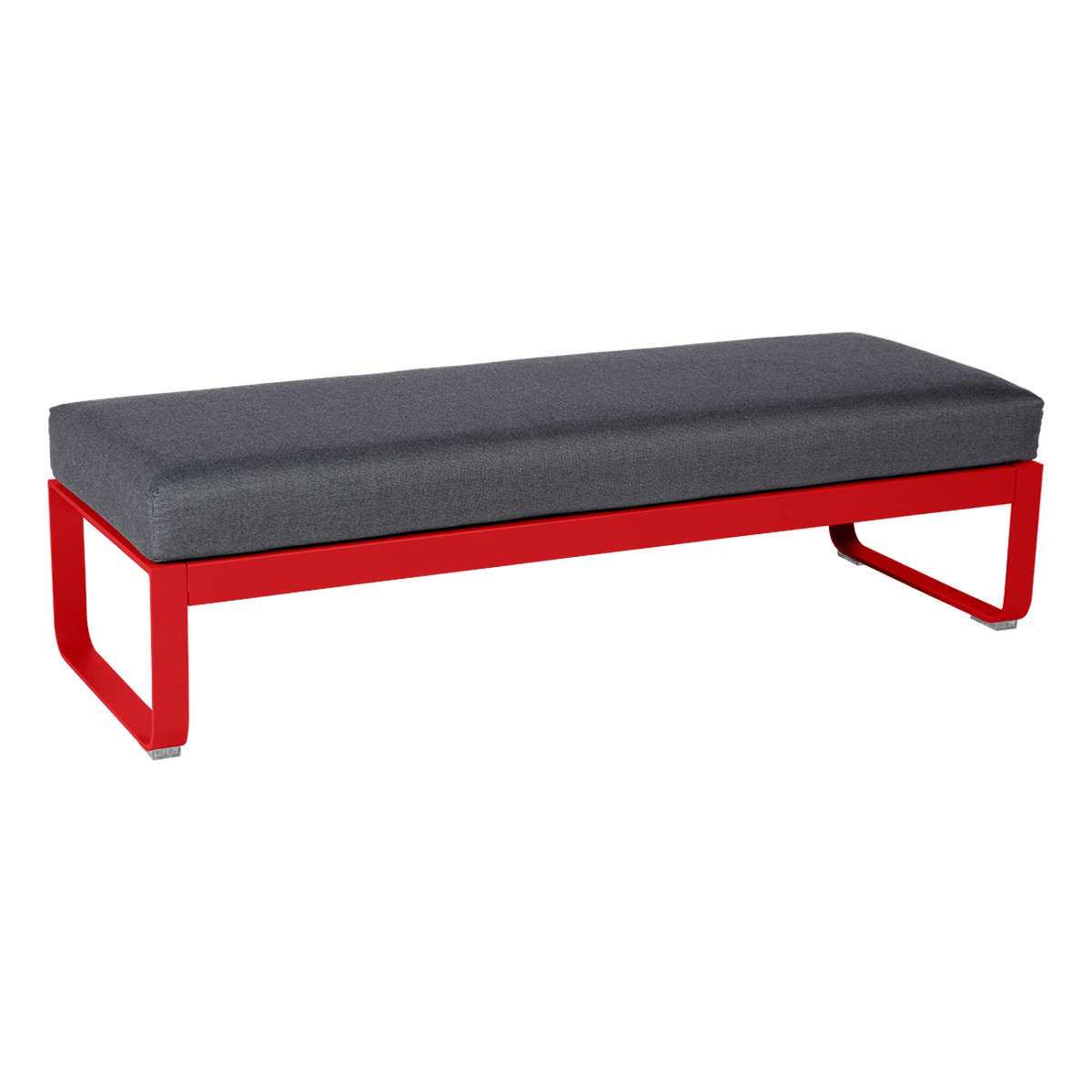 Fermob Bellevie Banquette Bellevie 2 places Rouge cerise L148xP53xH41cm