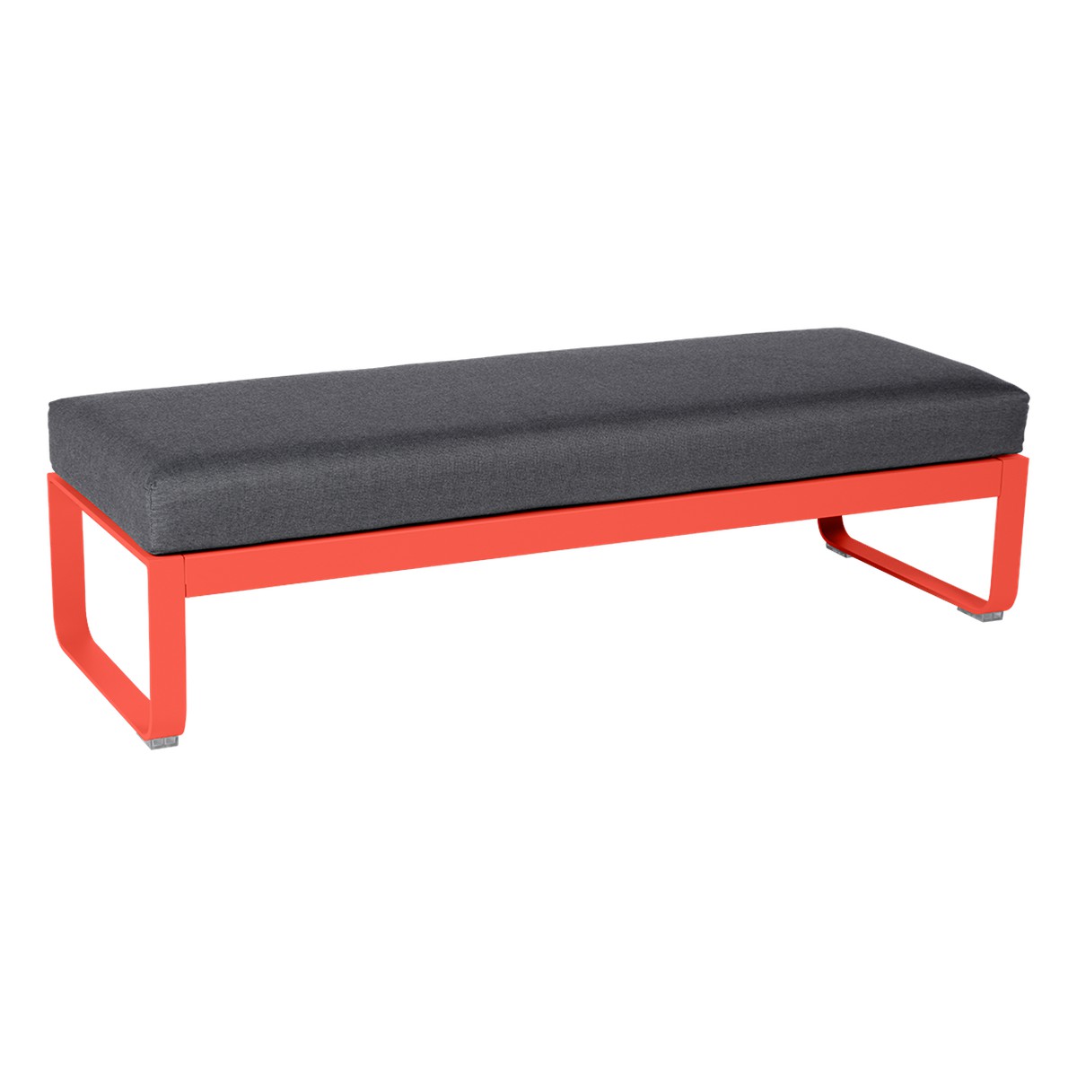 Fermob Bellevie Banquette Bellevie 2 places Rouge saumon L148xP53xH41cm