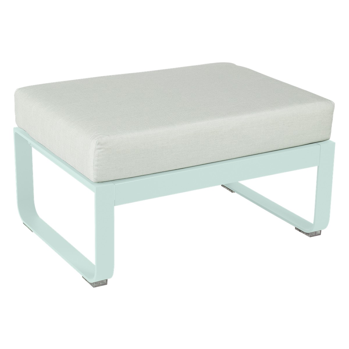 Fermob Bellevie Pouf Bellevie Bleu cyan clair L 74 x l 53 x H41cm