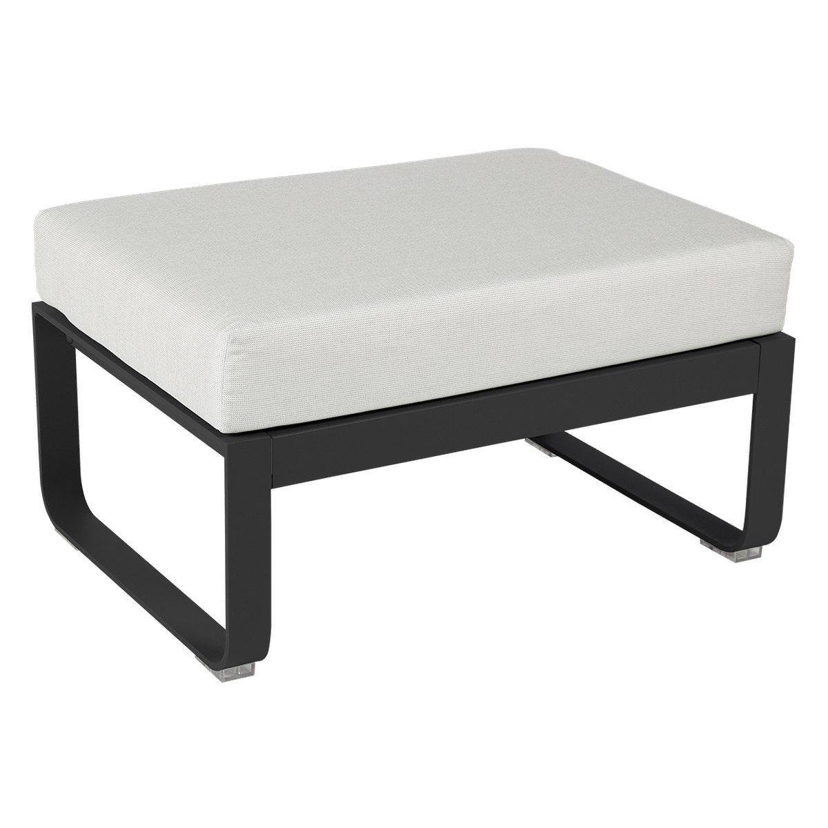 Fermob Bellevie Pouf Bellevie Noir de carbone L 74 x l 53 x H41cm