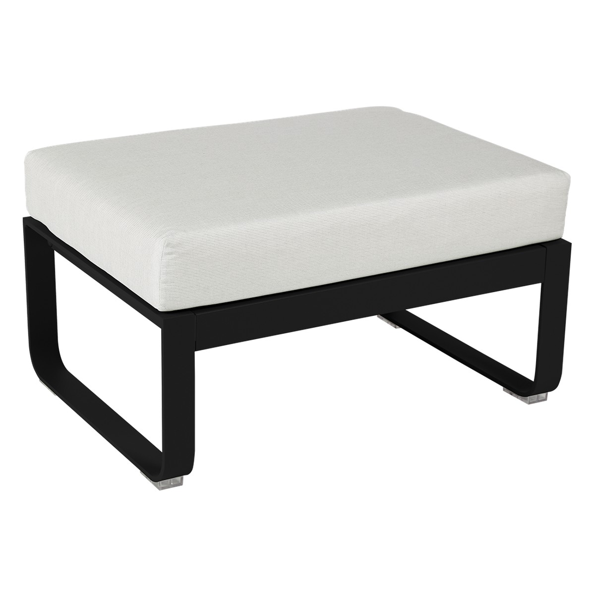 Fermob Bellevie Pouf Bellevie Noir charbon L 74 x l 53 x H41cm