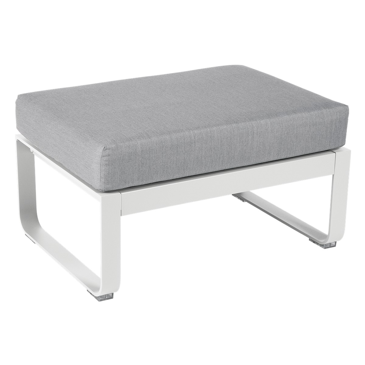 Fermob Bellevie Pouf Bellevie Blanc L 74 x l 53 x H41cm