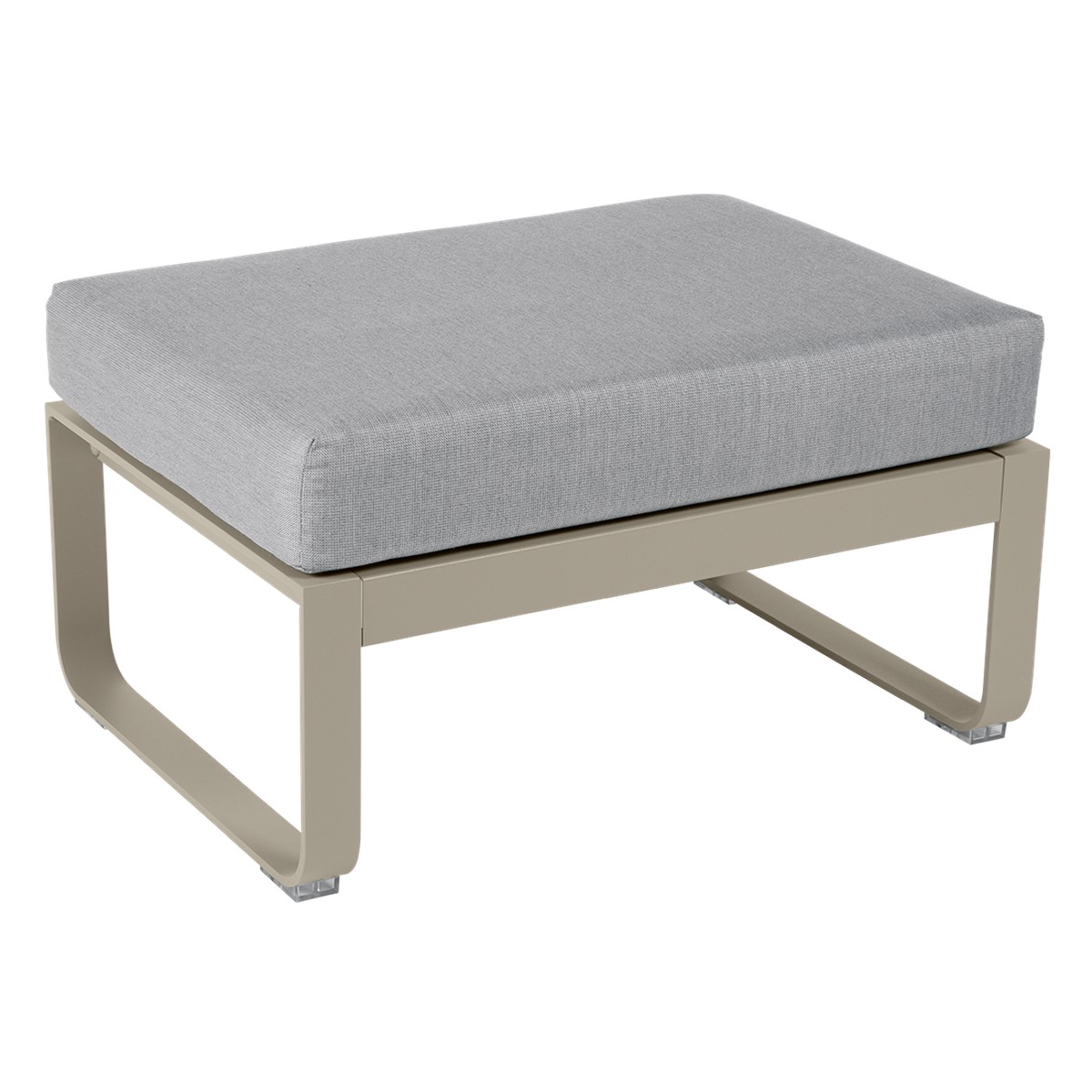 Fermob Bellevie Pouf Bellevie Beige L 74 x l 53 x H41cm