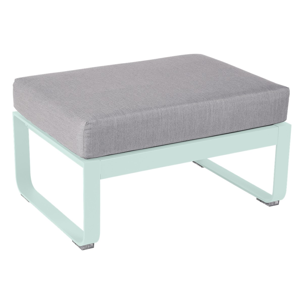 Fermob Bellevie Pouf Bellevie Bleu cyan clair L 74 x l 53 x H41cm