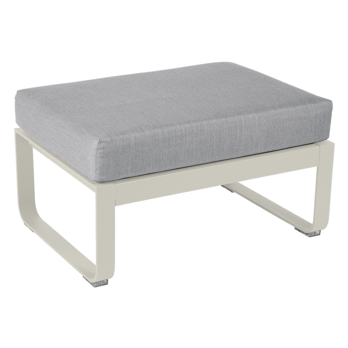 Fermob Bellevie Pouf Bellevie Gris perle L 74 x l 53 x H41cm