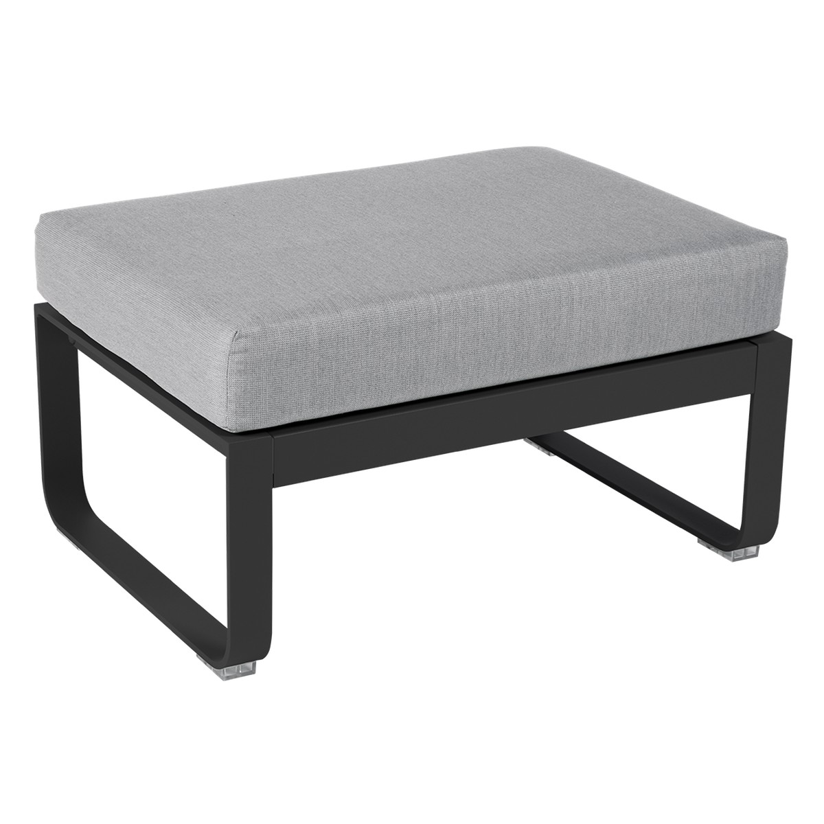 Fermob Bellevie Pouf Bellevie Noir de carbone L 74 x l 53 x H41cm