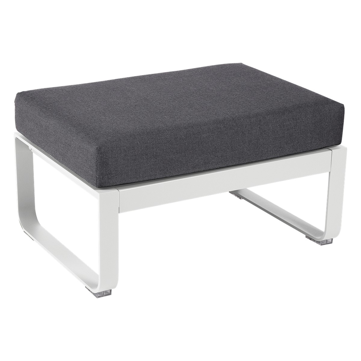 Fermob Bellevie Pouf Bellevie Blanc L 74 x l 53 x H41cm