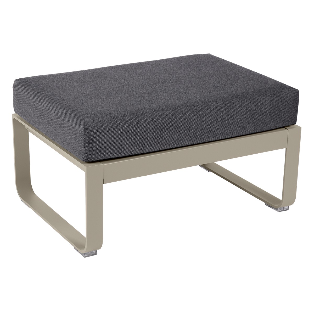 Fermob Bellevie Pouf Bellevie Beige L 74 x l 53 x H41cm