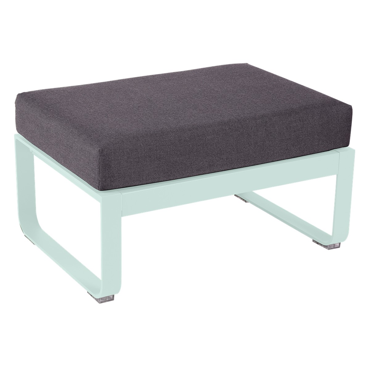 Fermob Bellevie Pouf Bellevie Bleu cyan clair L 74 x l 53 x H41cm