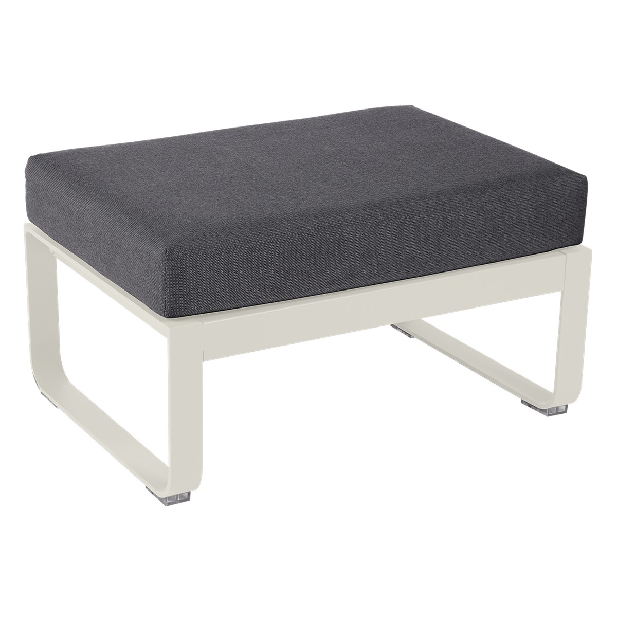 Fermob Bellevie Pouf Bellevie Gris perle L 74 x l 53 x H41cm