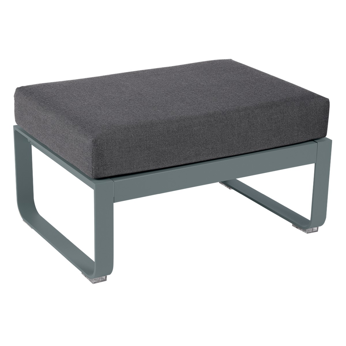 Fermob Bellevie Pouf Bellevie Gris fumée L 74 x l 53 x H41cm