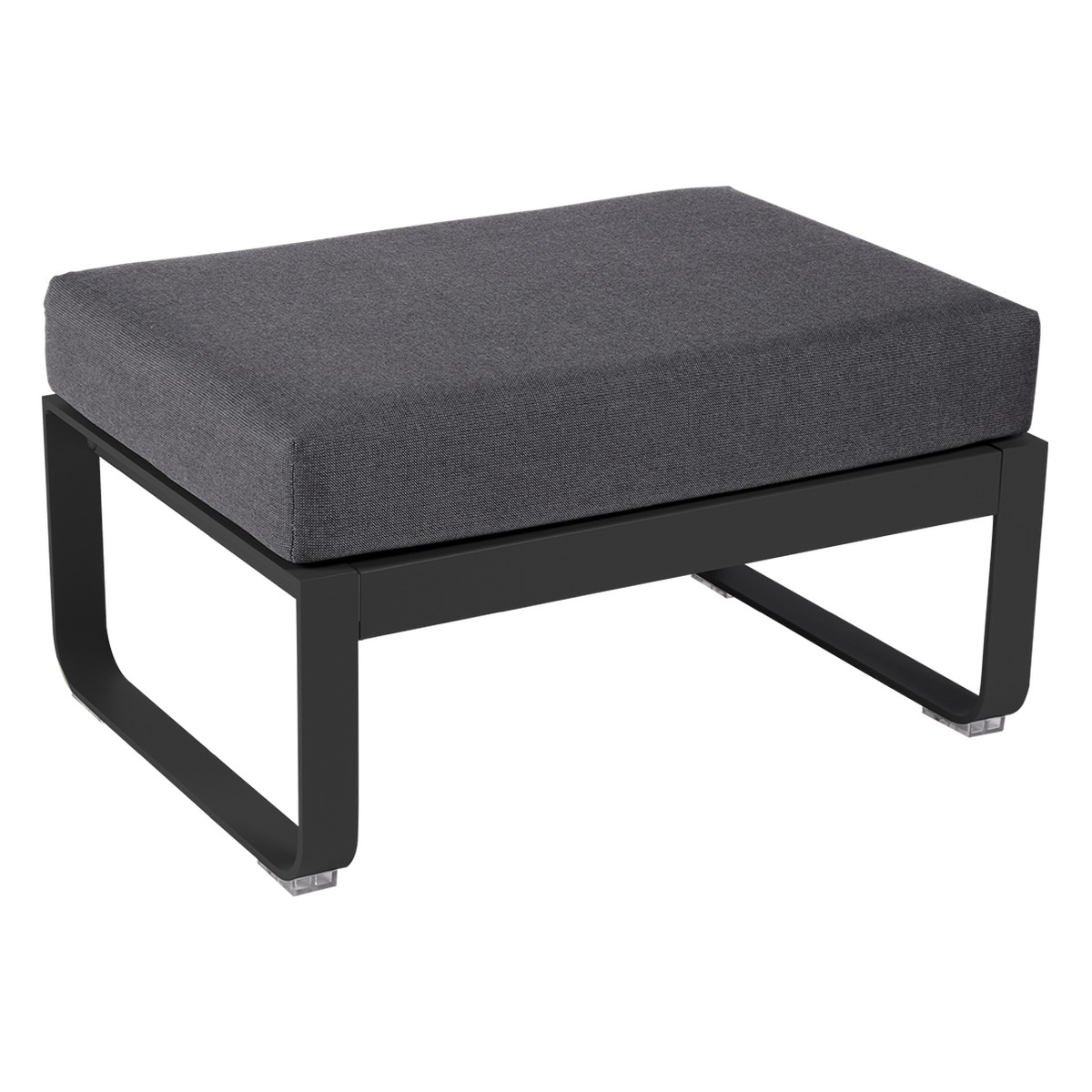 Fermob Bellevie Pouf Bellevie Noir de carbone L 74 x l 53 x H41cm