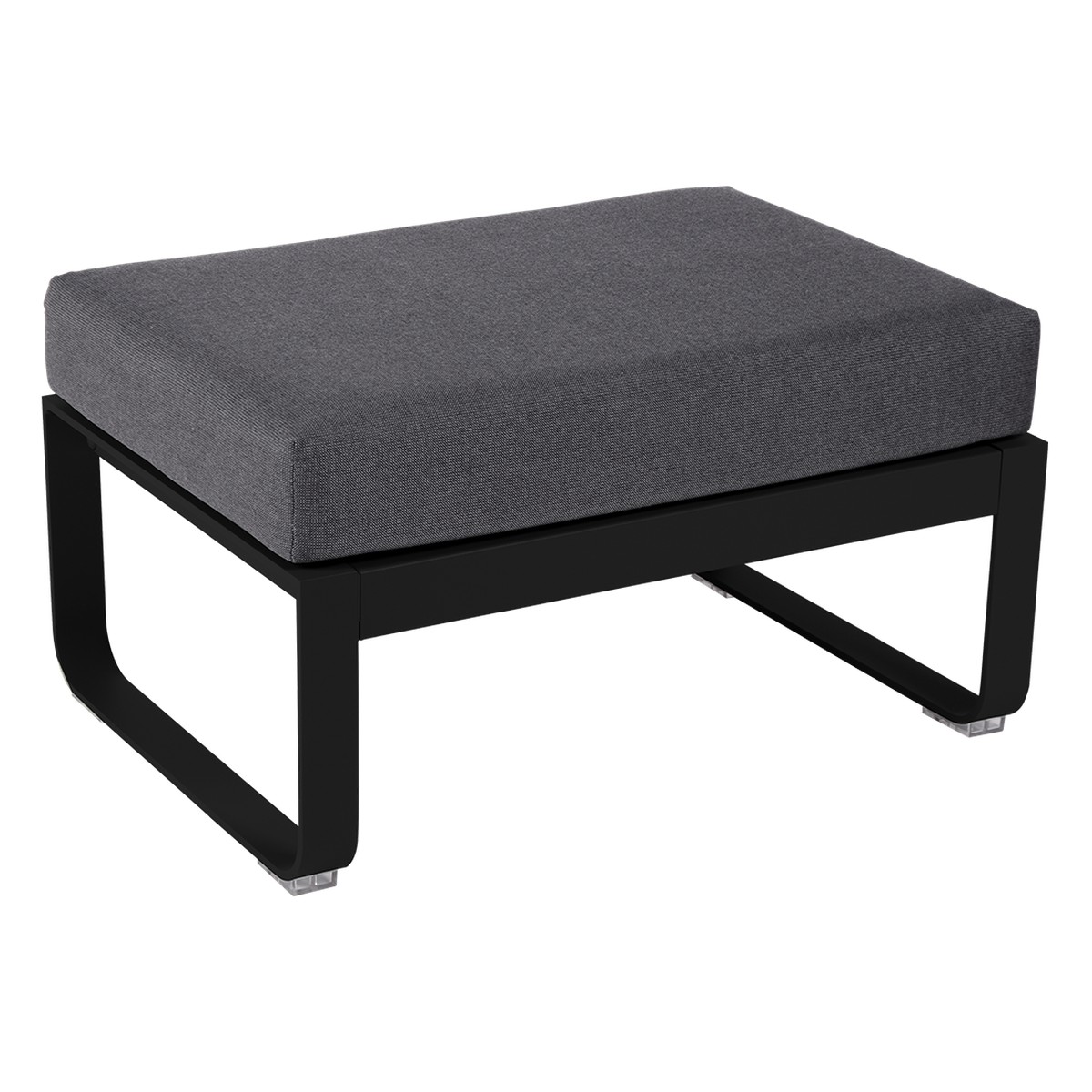 Fermob Bellevie Pouf Bellevie Noir charbon L 74 x l 53 x H41cm