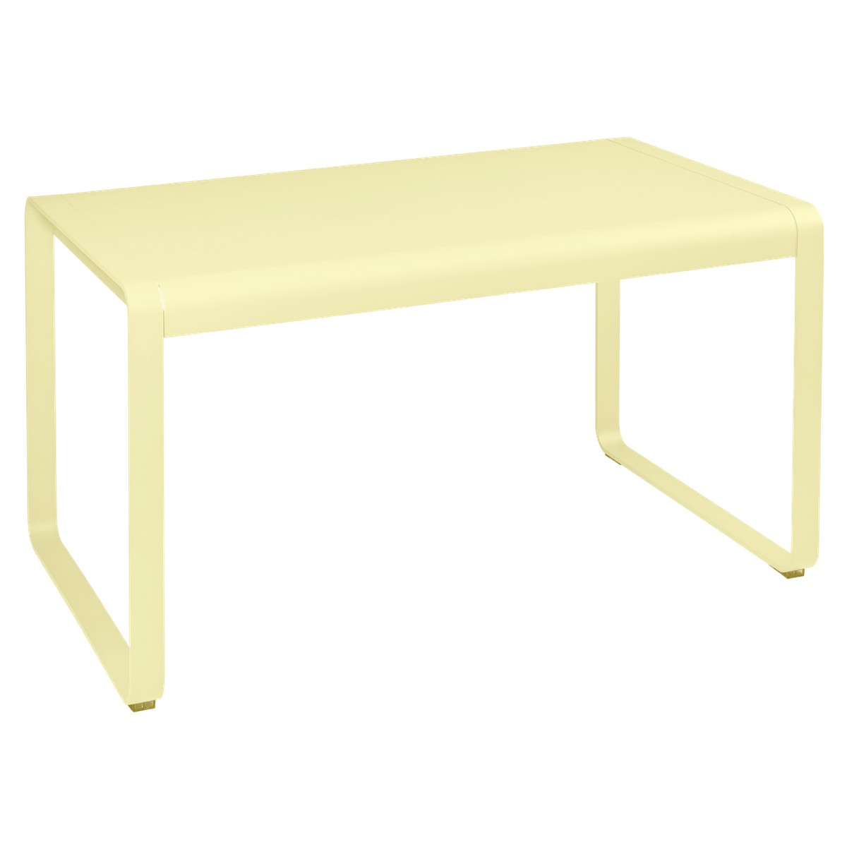 Fermob Bellevie Table Bellevie Jaune beurre frais L 140 x l 80 x H74cm