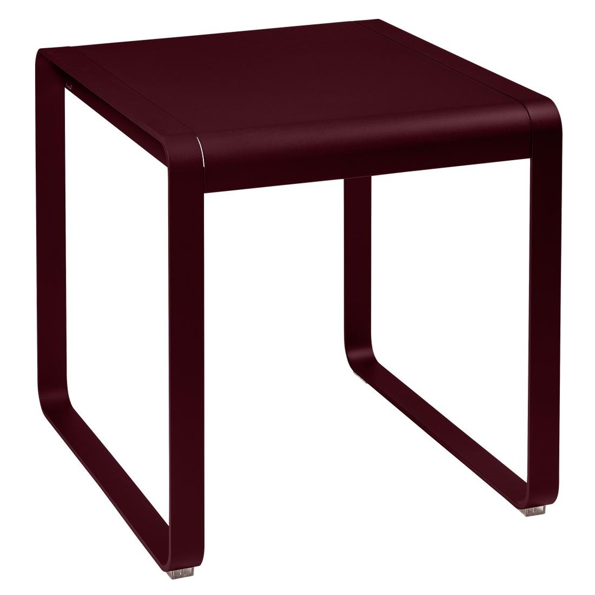 Fermob Bellevie Table Bellevie Rouge lie de vin L 74 x l 80 x H74cm