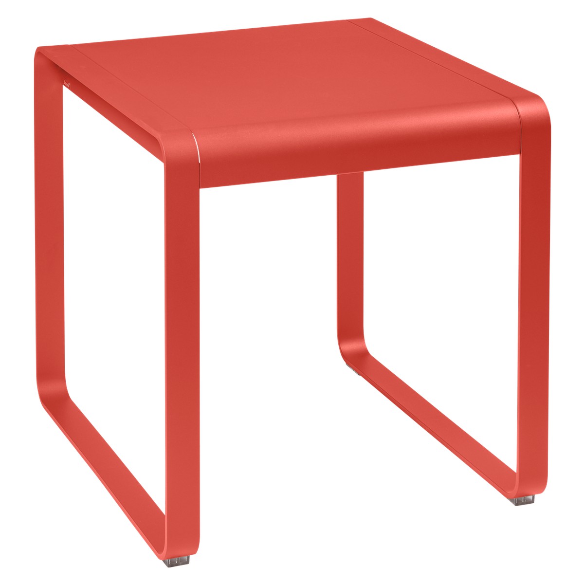 Fermob Bellevie Table Bellevie Rouge saumon L 74 x l 80 x H74cm