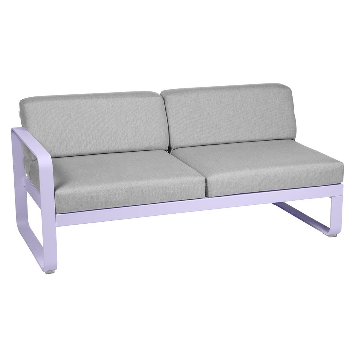 Fermob Bellevie Module gauche 2 places  bellevie Violet lilas 