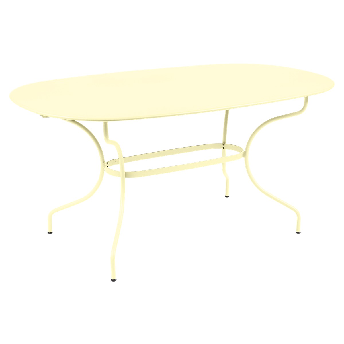 Fermob Opéra Table Opéra  Ovale Jaune beurre frais L 160 x l 90 x H74cm